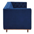 Performance Velvet Tufted Sofa by Elation