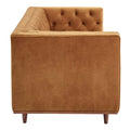 Performance Velvet Tufted Sofa by Elation