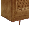 Performance Velvet Tufted Sofa by Elation