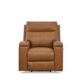 Hydeline Venice Zero Gravity Power Recliner with Adjustable Headrest and Cup Holder in Top Grain Leather