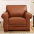 Hydeline Brookfield Premium Top Grain Leather Sofa and Chair Set
