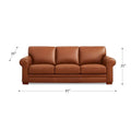 Hydeline Brookfield Premium Top Grain Leather Sofa and Chair Set