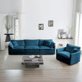Modern 3-Piece Upholstered Sectional Sofa Set