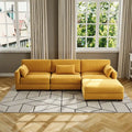 Corduroy Modular Sectional Sofa for Living Room