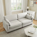 Corduroy Modular Sectional Sofa for Living Room