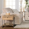 Roundhill Furniture Nason Wide Wale Corduroy Sofa, Loveseat, and Cuddle Chair Collection