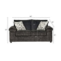 Roundhill Furniture Nason Wide Wale Corduroy Sofa, Loveseat, and Cuddle Chair Collection