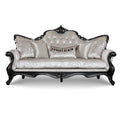 Clarissa Traditional Sofa Set by Furniture of America - Featuring Button Tufted Back and Accent Pillows