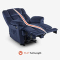MCombo Heated Massage Electric Recliner Chair for Living Room - Fabric R6233