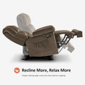 MCombo Heated Massage Electric Recliner Chair for Living Room - Fabric R6233