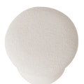 Adeco Large Soft Mushroom Ottoman - Versatile Foot Stool for Living Room and Bedroom