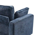 LUE BONA 81 Contemporary Corduroy 3-Seater Sofa - Upholstered Polyester Rectangle Design with Wooden Base for Living Room