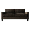 CraftPorch Velvet Upholstered Mid-Century Modern Corduroy 2-Piece Living Room Set