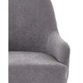 Mid-Century Velvet Accent Chair with Slope Arms