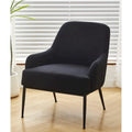 Mid-Century Velvet Accent Chair with Slope Arms