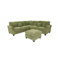 Poundex 4-Piece Sectional Sofa