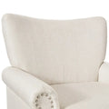 COZYMAN Contemporary Upholstered Armchair Set of 2 - Solid Wood Accent Chairs in Fabric/Faux Leather for Living Room