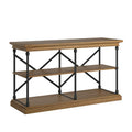 iNSPIRE Q Artisan Barnstone Iron and Wood Entryway Console Table