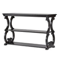 Lorraine Wooden Scroll TV Stand and Sofa Table by iNSPIRE Q Classic