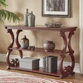 Lorraine Wooden Scroll TV Stand and Sofa Table by iNSPIRE Q Classic