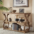 Lorraine Wooden Scroll TV Stand and Sofa Table by iNSPIRE Q Classic