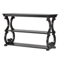 Lorraine Wooden Scroll TV Stand and Sofa Table by iNSPIRE Q Classic