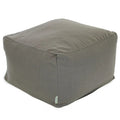 Majestic Home Goods Indoor Wales Poly/Linen Ottoman Pouf - 27" L x 27" W x 17" H