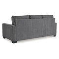 Signature Design by Ashley Rannis Pewter Queen Sofa Bed - Dimensions: 85W x 40D x 39H
