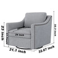 360-Degree Rotating Armchair