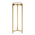 Kate and Laurel Aguilar Glamorous Drink Table - 9x9x23 Inches