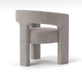 SEYNAR Contemporary Glam Velvet Dining Chair with Open-Back Design