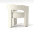 SEYNAR Contemporary Glam Velvet Dining Chair with Open-Back Design
