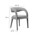 Set of Two Pinnacle Performance Velvet Dining Chairs