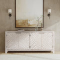 Vintage Cream Astrid 4-Door Sideboard by Classic Home