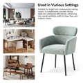 Set of 4 Amos Modern Boucle Dining Chairs with Adjustable Feet by HULALA HOME