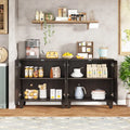 55-Inch Wooden Buffet Cabinet with Adjustable Shelf