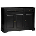 Modern Sideboard Buffet Cabinet with 2 Drawers and Adjustable Shelves - Ideal Coffee Bar Storage