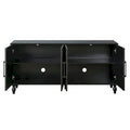 Large Floral Carved Storage Cabinet - Sideboard Buffet