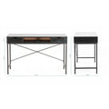 JJS 48" Contemporary Writing Desk with Drawers - Spacious Home Office Computer Workstation with Storage