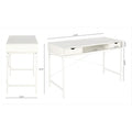 JJS 48" Contemporary Writing Desk with Drawers - Spacious Home Office Computer Workstation with Storage