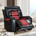 Spacious Faux Leather American-Style Recliner Chair for Living Room