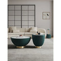 Manhattan Comfort Contemporary Anderson 2.0 Upholstered 3-Piece Table Collection