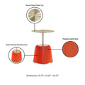 Manhattan Comfort Contemporary Anderson 2.0 Upholstered 3-Piece Table Collection