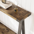 2-Tier Entryway Sofa Table with Storage Shelf