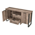 2-Door, 2-Drawer Storage Cabinet and TV Stand