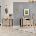 2-Door, 2-Drawer Storage Cabinet and TV Stand