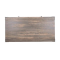 Conner Rustic Dark Walnut Steel 2-Piece Coffee and End Table Set by Furniture of America