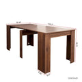 Versatile Extendable Rectangular Dining Console Table for 4 to 8 Guests
