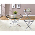 Brooke Round Glass-Top Coffee Table Collection