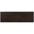 Solid Pine Wood Console Table Featuring Two Open Shelves